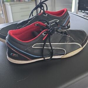 Puma Men's Black and Red Athletic Shoes